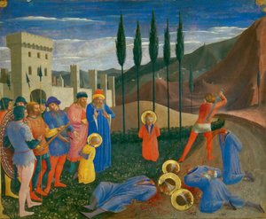 A decapitação de São Cosme e São Damião, c. 1440