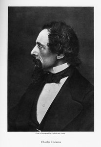 Charles Dickens, romancista inglês, c1860s.