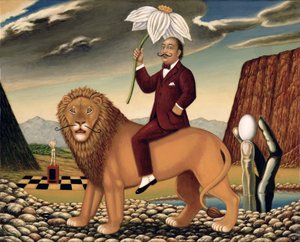 A Metamorfose de um Narcisista, 1999 (óleo e têmpera no painel)
