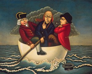 Os Três Reis Magos de Gotham, 2005 (óleo e têmpera no painel)