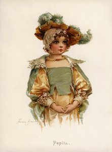 Meninas: Pepita (cor litho) de Frances Brundage