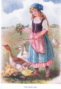 A garota do ganso, década de 1920 de Frances Brundage