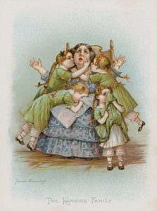 A Família Kenwigs (chromolitho) de Frances Brundage