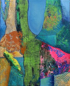 Totem#3, 2012 (acrílico sobre tela) de Frances Ferdinands