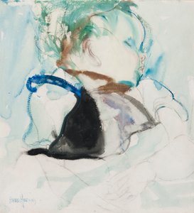 Sleeping Baby, c.1905 (tinta e aguarela sobre papel)