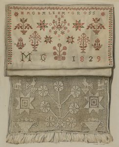 1829 Mostrar toalha de Frances Lichten