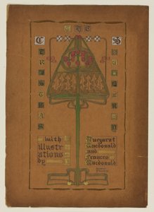 Página de título de "The Christmas Story", 1895-96