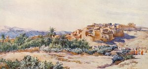 No Limite do Deserto (litografia a cores) de Frances Nesbitt