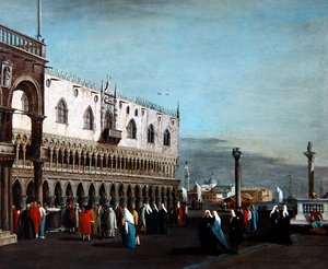 Uma Vista de Veneza (óleo sobre tela)