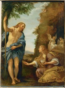 Cristo e a Madalena ... de Francesco Albani