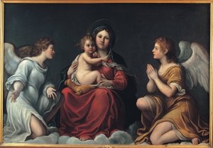Nossa Senhora com o Menino e os anjos de Francesco Albani