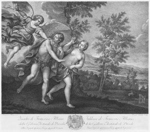 A expulsão do Paraíso de Francesco Albani