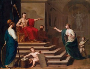 Alegoria de Napoleão como libertador de Itália 1797 de Francesco Alberi