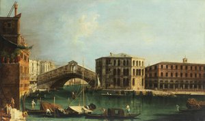 Francesco Albotto Ponte de Rialto e Palácio Camerlenghi de Francesco Albotto