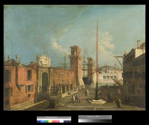 Vista do Campo e do Portão do Arsenal, 1742-50