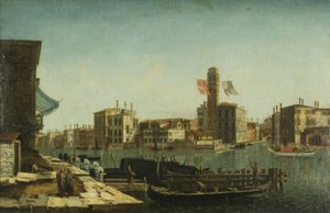 Vista do Grande Canal, Veneza, c.1743 (óleo sobre tela)
