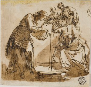 Nascimento da Virgem de Francesco Allegrini