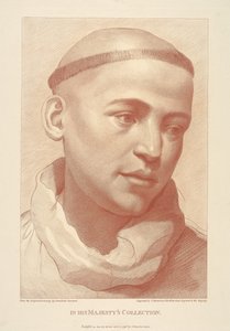 Cabeça de um monge de Francesco Bartolozzi