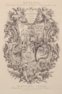 Anúncio para Memento, Exposição de Invenções, South Kensington, 1885, ca. 1885. de Francesco Bartolozzi
