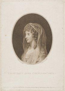 Anne Condessa Cowper de Francesco Bartolozzi
