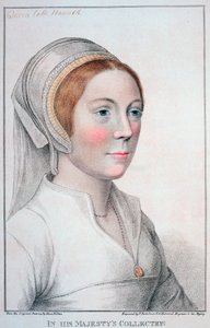 Catherine Howard, quinta esposa de Henrique VIII, 1796 de Francesco Bartolozzi