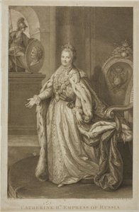 Catarina II, Imperatriz da Rússia de Francesco Bartolozzi