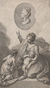 Caridade, do Amigo das Crianças, 1788. de Francesco Bartolozzi