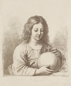 Cristo com globo de Francesco Bartolozzi