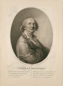 Conde Alexandre de Cagliostro 1743-1795. de Francesco Bartolozzi