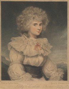 Lady Elizabeth Cavendish (née Hervey), Duquesa de Devonshire de Francesco Bartolozzi
