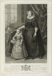 Maria Rainha da Escócia de Francesco Bartolozzi