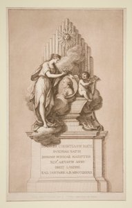 Memorial a Johann Christian Bach de Francesco Bartolozzi