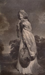Miss Elizabeth Farren, depois condessa de Derby, c1792 1894 de Francesco Bartolozzi