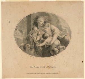 A mãe angustiada de Francesco Bartolozzi