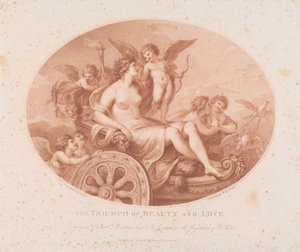 Der Triumph von Schönheit und Liebe de Francesco Bartolozzi