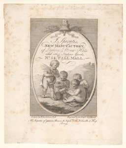 cartão de comércio, Sperate J de Francesco Bartolozzi