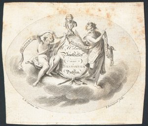 Cartão de comércio, William Wilson de Francesco Bartolozzi