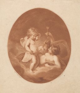 Venus tadelt Amor de Francesco Bartolozzi