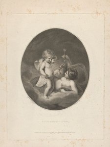Cupido Vénus Childing de Francesco Bartolozzi