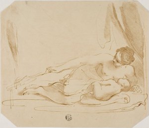 Vênus e Cupido de Francesco Bartolozzi