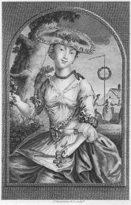 Jovem, c1740-1810. de Francesco Bartolozzi