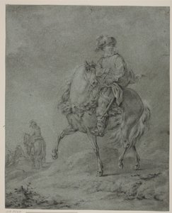 Cavaleiros em uma paisagem de Francesco Casanova