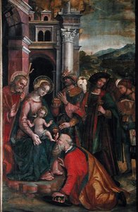 Adoração dos Magos, 1517 (ver 211851) de Francesco Casella