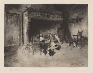 Cães de caça de Francesco Colombi Borde