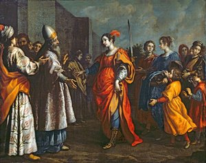 O triunfo de Judite, c.1620-30 de Francesco Curradi