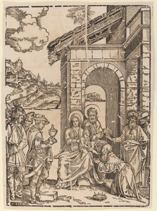 A adoração dos magos de Francesco Denanto