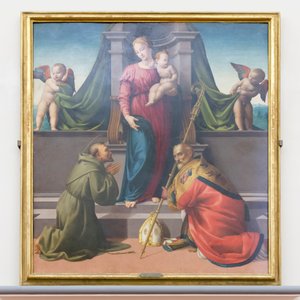 Madonna e Criança com São Francisco e Zenobius