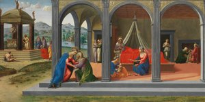 Cenas da Vida de São João Batista, ca. 1506-7. de Francesco Granacci