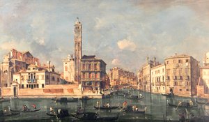 Grande Canal: San Geremia e a entrada para o Canneregio de Francesco Guardi