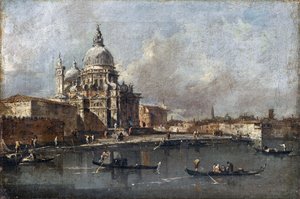 Santa Maria della Salute, Veneza, c. 1780 de Francesco Guardi